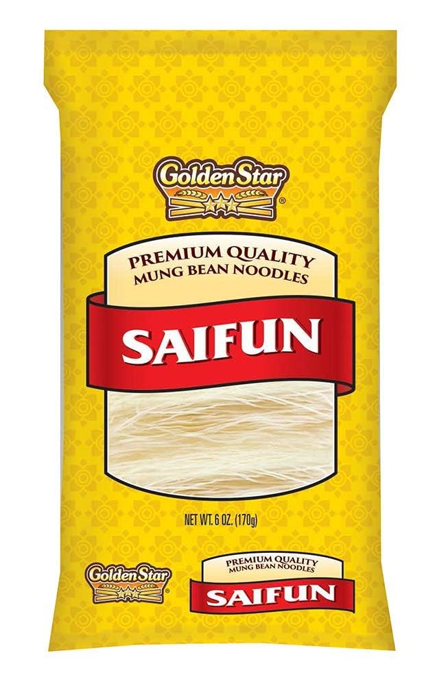 Amazon.com : Golden Star Saifun Mung Noodles, 6oz Bag (8 Pack